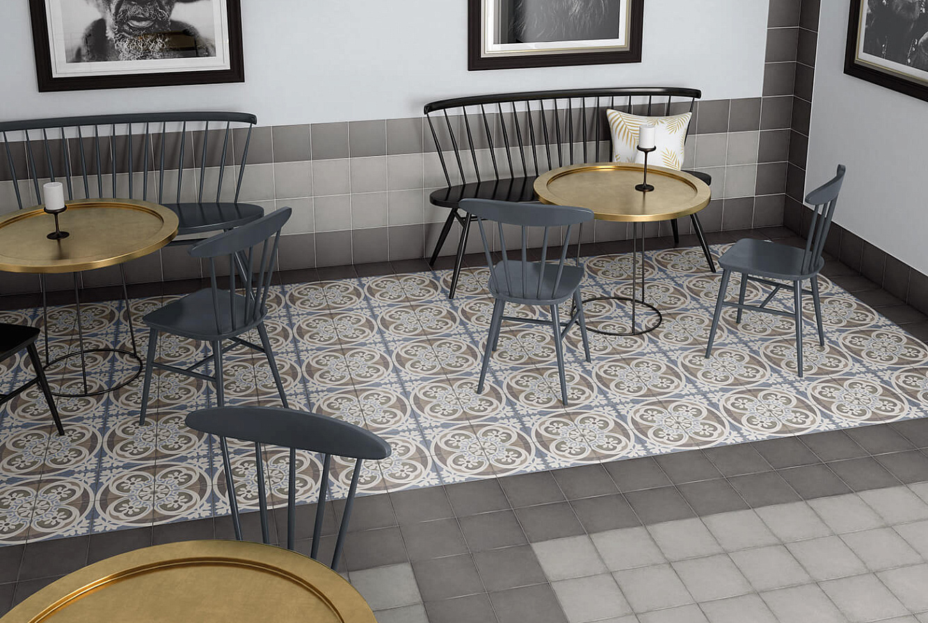 ART NOUVEAU GREY / CHARCOAL GREY / MUSIC HALL